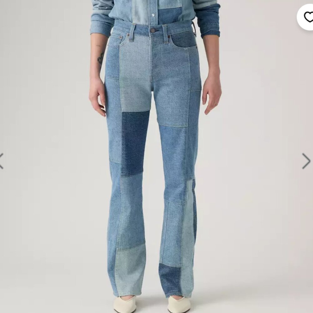 Levi's Premium - Wedgie Bootcut Patchwork Women's… - image 2